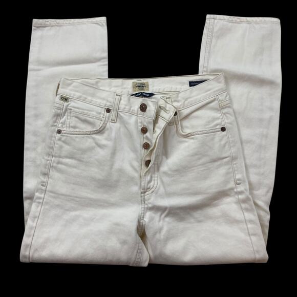 Citizens of Humanity Charlotte Crop High Rise Straight Jeans Size 25 - Picture 1 of 4